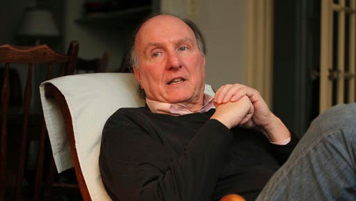 This 2011 photo shows Wayne Barrett, a longtime investigative columnist for The Village Voice, at his home in the Brooklyn Borough of New York. Barrett, a scourge of New York City power brokers from Rudolph Giuliani to Michael Bloomberg during a decades-long career with the Village Voice and an early and tenacious chronicler of President-elect Donald Trump, died Thursday, Jan. 19, 2017, at age 71.