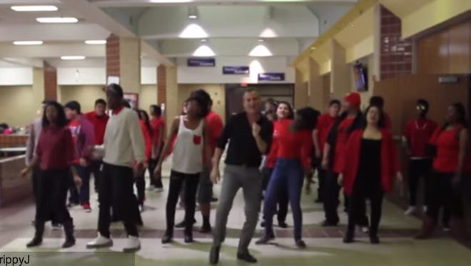 A. Maceo Smith New Tech High School put together their version of an "Uptown Funk" video.