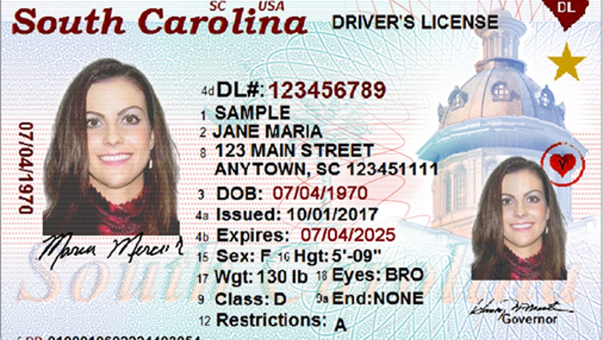 Real Id Now Available In S C Here S How To Get One