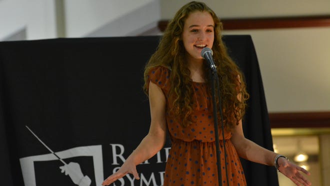 Claire Marie Miller was the winner out of six finalists who competed in the “Let It Go” sing-off held Saturday at the Alexandria Mall. Miller will sing “Let It Go” with the Rapides Symphony Orchestra at their Pops On The River concert Sept. 27.