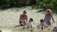 Harry, then 5, went to the Necker Island in the British Virgin Islands with Princess Diana and William and other friends and relatives during their vacation in April 1990.
