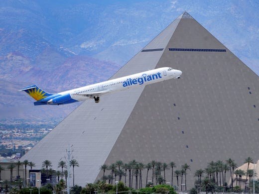 How do you view the Allegiant Airlines flight schedule?