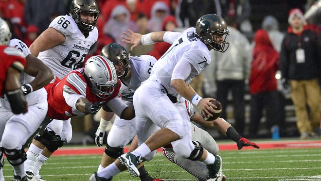 Tyler O’Connor’s first start at Michigan State came in front of friends and family at Ohio State. They traveled from his hometown of Lima.