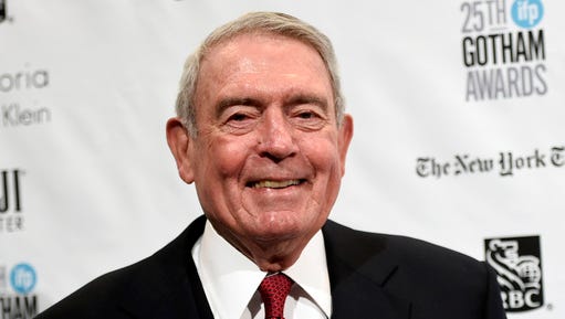 FILE - In this Nov. 30, 2015 file photo, Journalist Dan Rather attends The Independent Filmmaker Project's 25th Annual Gotham Independent Film Awards in New York. Rather, the former CBS anchor who has become a prominent voice against President Trump, is working on a book about patriotism. Rather’s “What Unites Us” will be published Nov. 7, 2017, by Algonquin Books.