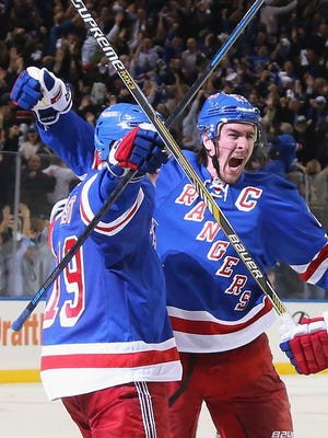 Ryan McDonagh, right, who scored the overtime winner in Game 5 against the Capitals, says the Rangers are eager for their next Game 7 test.