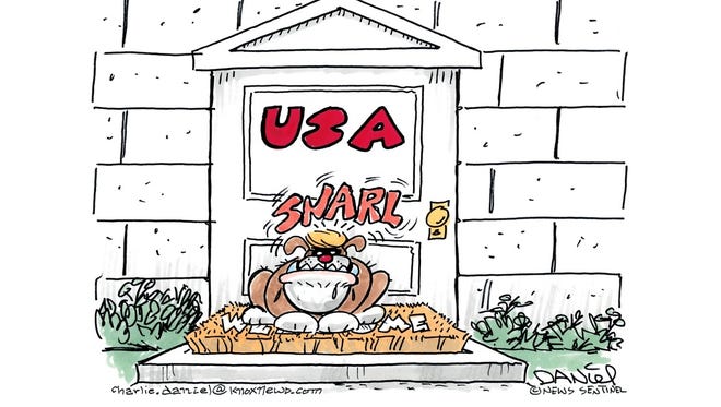 Charlie Daniel's editorial cartoon for Tuesday, Jan. 31, 2017.
