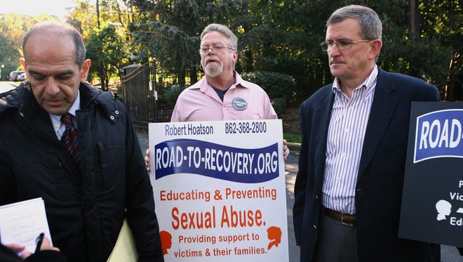 In 2011, Attorney Mitchell Garabedian, Kevin Waldrip of Woodridge, and Father Robert Hoatson of "Road to Recovery, pictured as advocates for victims of priest abuse.
