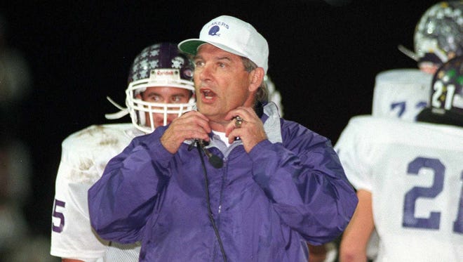 Camdenton's Bob Shore coached 36 seasons for the Lakers, amassing 328 victories with the school. His son, Jeff Shore, now leads the football program.