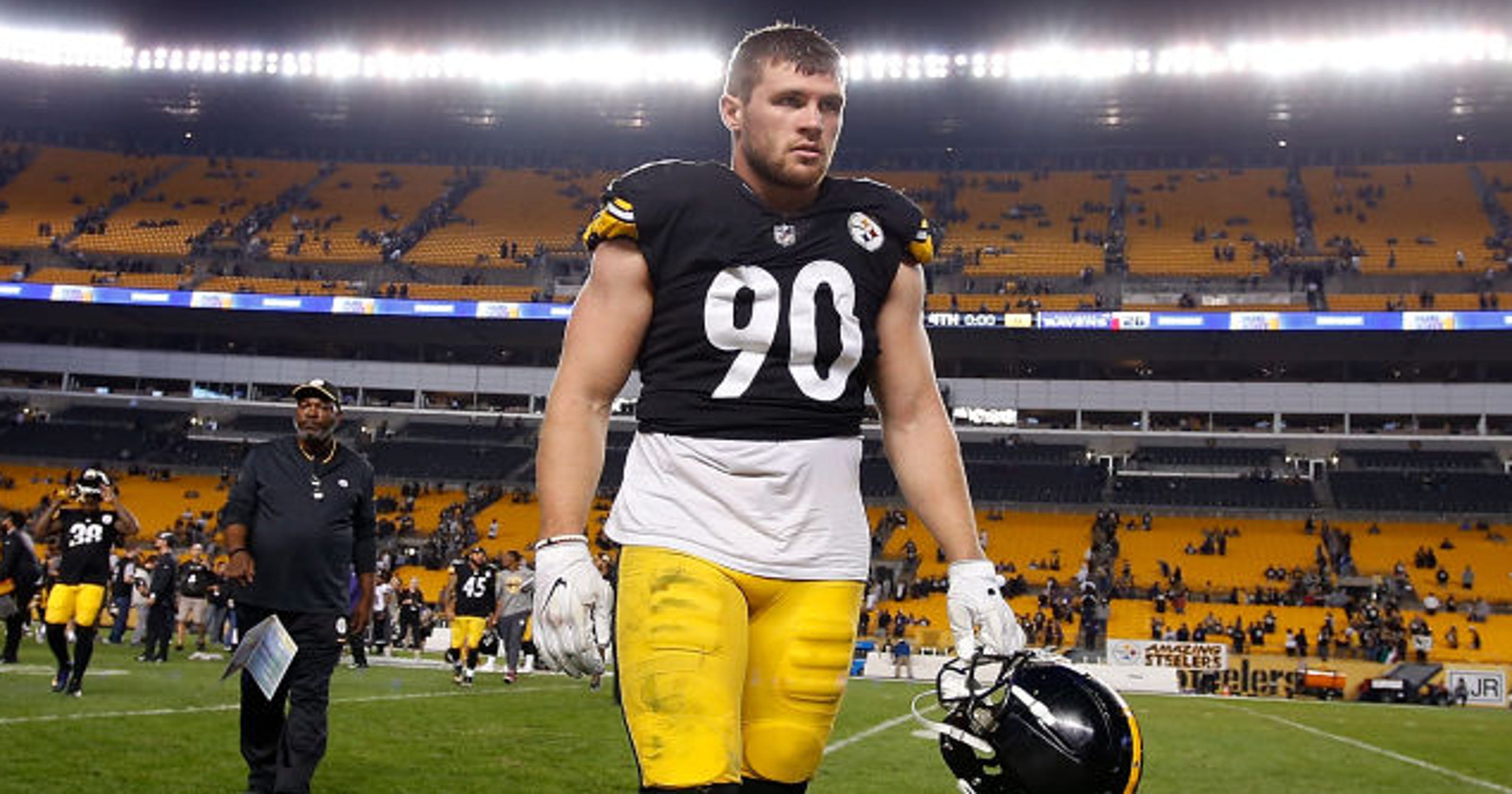 Steelers' T.J. Watt fined by NFL for hit against Matt Ryan, per report