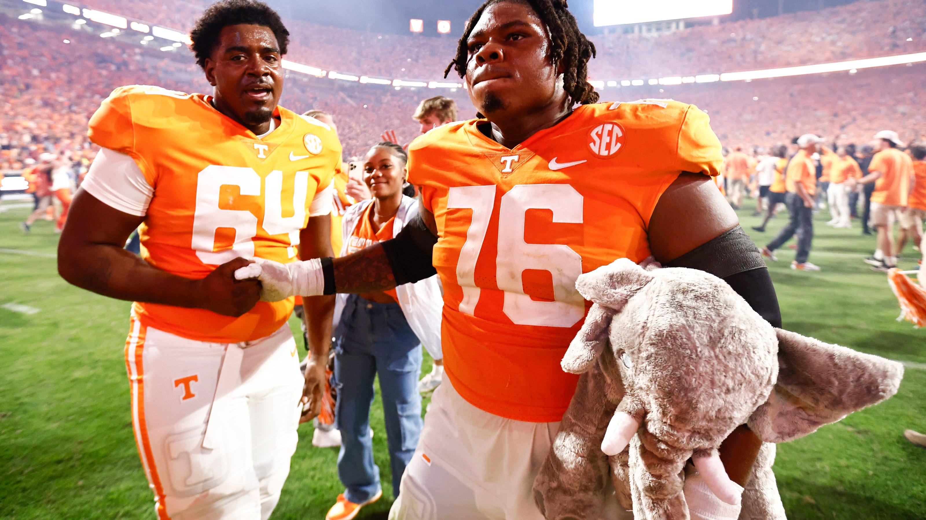 Tennessee football: Javontez Spraggins stuffed animals celebrate wins