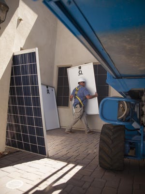 The solar industry wants the Arizona Corporation Commission to wait until an APS rate case next year to rule on the utility’s request to up the monthly charge for rooftop-solar units. Solar advocates say increases in the monthly charges dramatically slow rooftop installations.