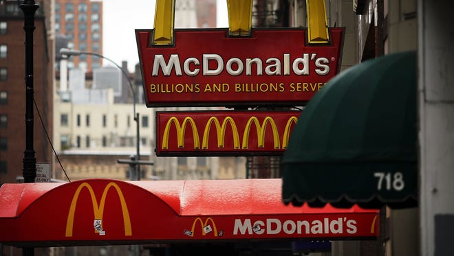 A McDonald's restaurant on Feb. 9 in lower Manhattan in New York City.