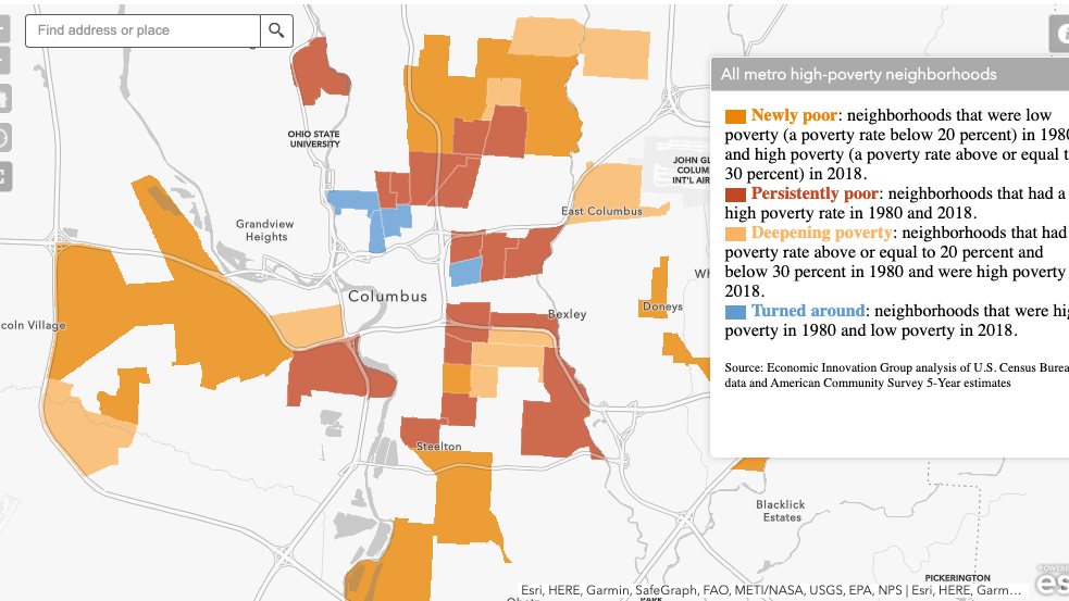 Map Of Columbus Ohio Neighborhoods More Columbus And Ohio City Neighborhoods Are High Poverty, Not Gentrified