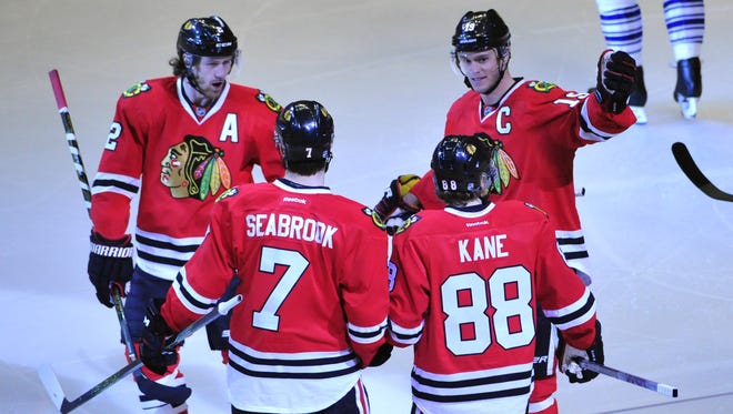 Chicago Blackhawks rank seventh in the league with 2.82 goals per game.