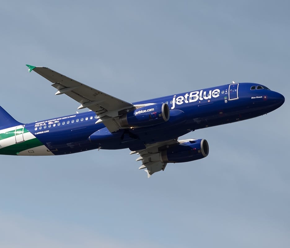 JetBlue provided this image of its new 