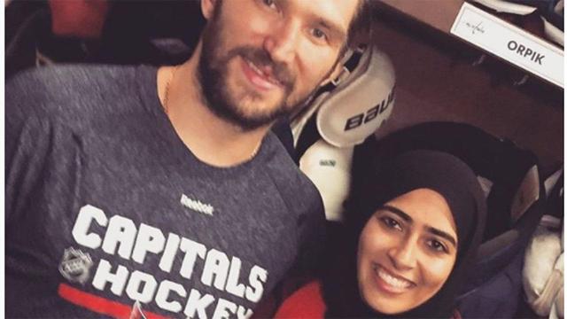 Hockey phenom from UAE takes the ice with the Capitals