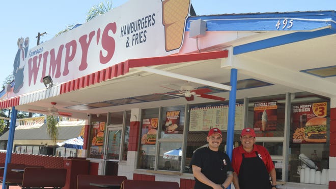 Brothers Willy, left, and Duval Espinoza are co-owners of Wimpy's Hamburgers with locations in Dinuba and Tulare. The brothers bought the Tulare location two years ago and opened the Dinuba restaurant in January. They are planning to open a Downtown Visalia location.