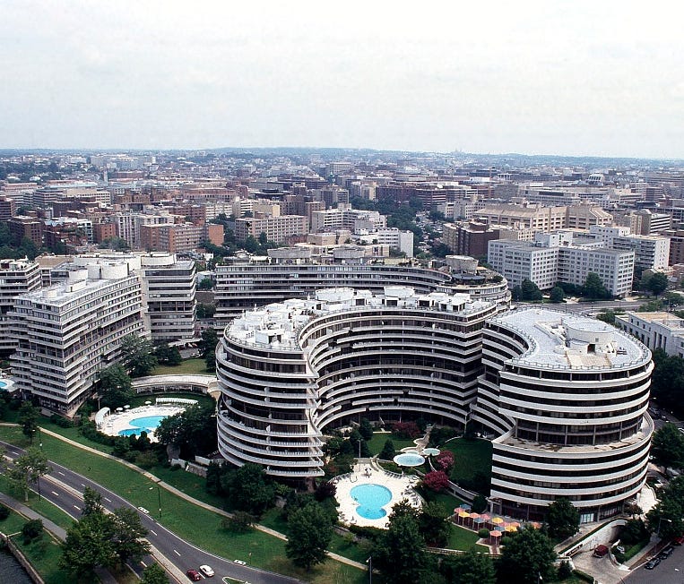 The Watergate complex in Washington, D.C.