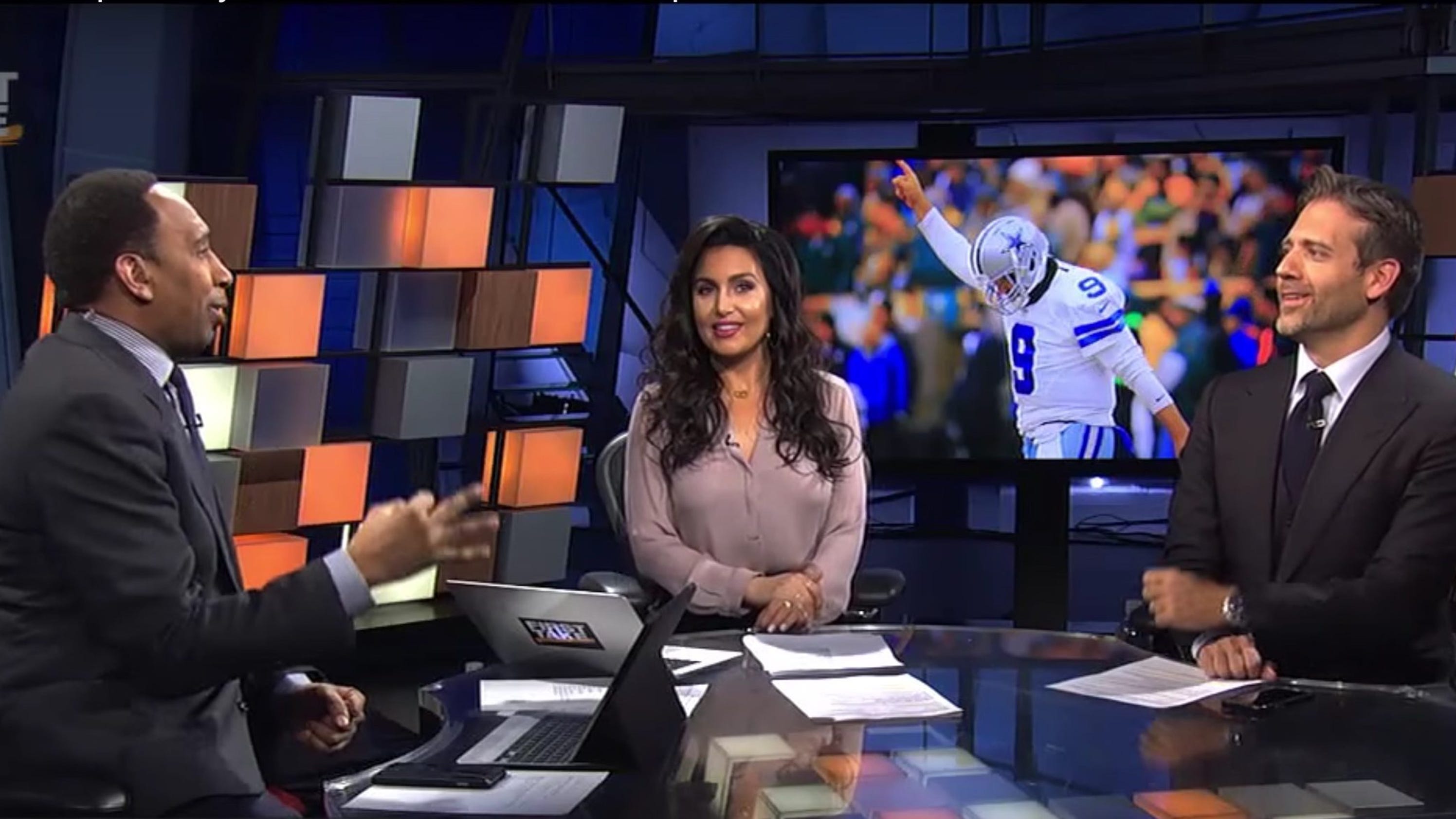 First Take host on Stephen A. and Kellerman