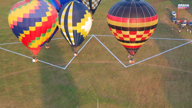 2015 U.S. National Hot Air Balloon Championship in Longview, Texas.