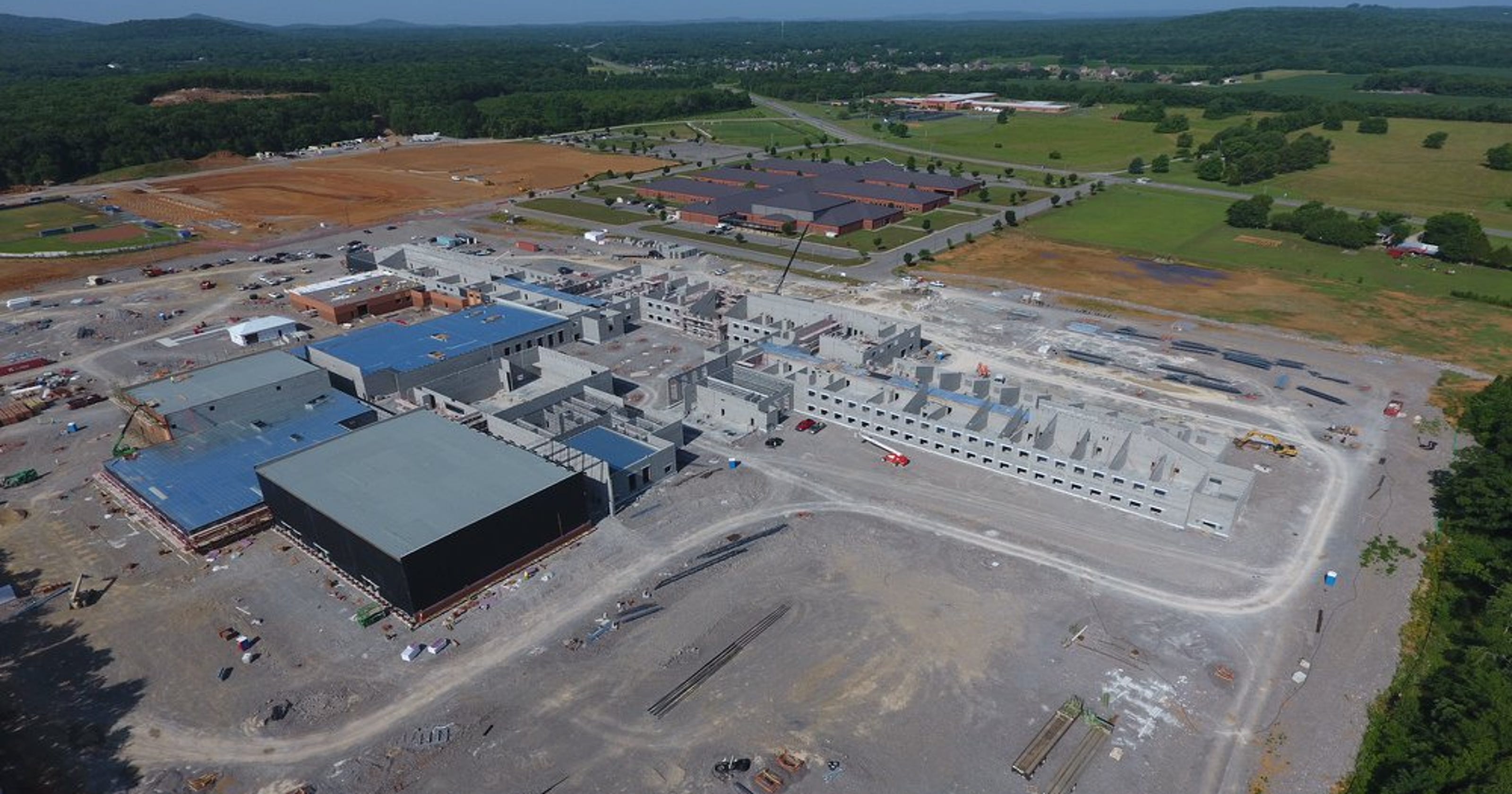 Rockvale High School under construction, set to open August 2019