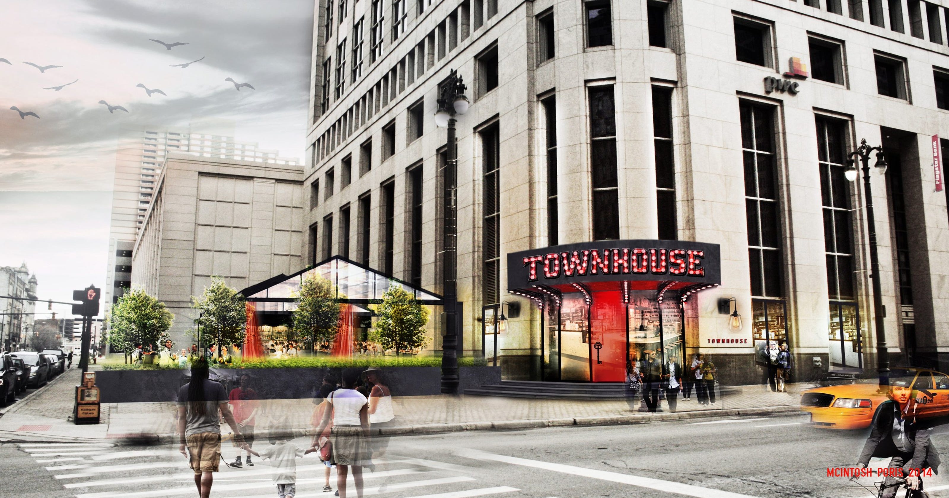 Townhouse Detroit restaurant would offer yearround 'outdoor' dining