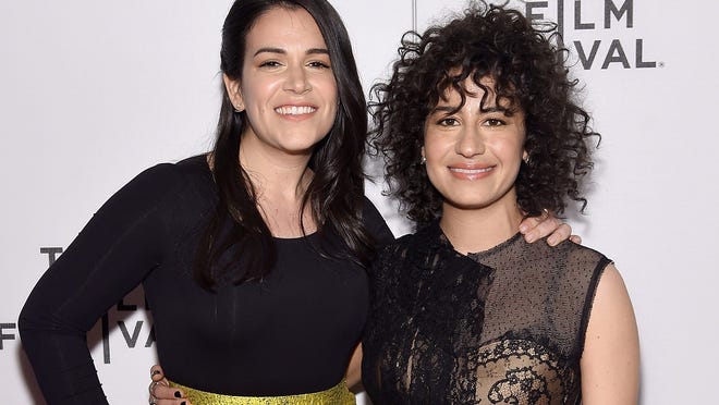 NEW YORK, NY - APRIL 17: Abbi Jacobson and Ilana Glazer attend the "Broad City" Screening - 2016 Tribeca Film Festival at Festival Hub on April 17, 2016 in New York City.  (Photo by Jamie McCarthy/Getty Images) ORG XMIT: 630152553 ORIG FILE ID: 521943720