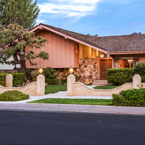 The Los Angeles home featured in the opening and...