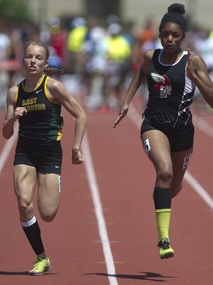 Wittenberg-Birnamwood sophomore Maddy Pietz, left, will compete in four events in the WIAA state track meet this weekend.