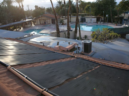 Pool Heating Rooftop Solar Pool Heating