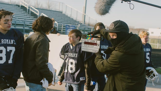 A football game for "Play by Play," a new coming-of-age television show, was shot at North High School's Grubb Stadium. The entire first season is being shot in Des Moines.