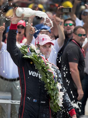 Will Power celebrated winning the102nd running of the Indianapolis 500 at Indianapolis Motor Speedway on Sunday. Now can he win in Detroit, too?