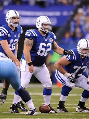 A.Q. Shipley playing for the Colts in 2012.