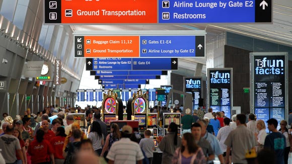 Las Vegas airport has busiest April in nearly a decade