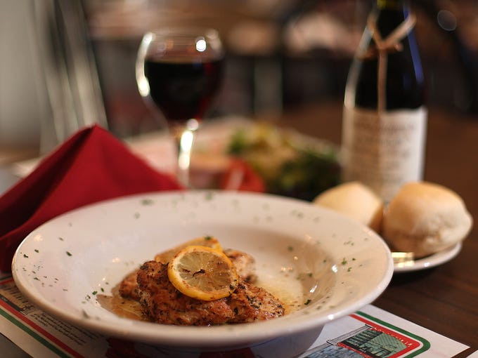 Lemon chicken and fresh bread at Tumea & Sons.
Lemon