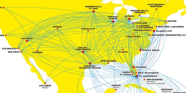 Spirit Now Up To 10 Nonstop Routes Out Of Boston Logan Spirit Airlines Route Map 2022