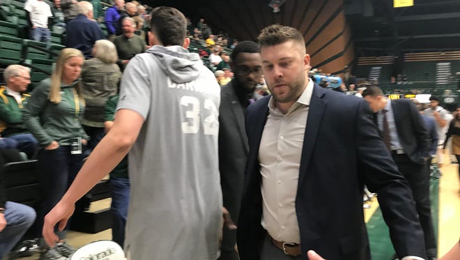 Jase Herl, a second-year assistant, has been named the interim coach of the CSU men's basketball team, a school spokesman said Monday. Head coach Larry Eustachy and associate head coach Steve Barnes are both on paid administrative leave while athletic director Joe Parker conducts an investigation into the program.