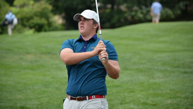Chris Gotterup, the former CBA standout who will play for Rutgers in the fall, is in contention after the first day at the 62nd Ike Championship at Century Country Club in Purchase, N.Y. Gotterup is shown competing at the N.J. Amateur Championship earlier this month.