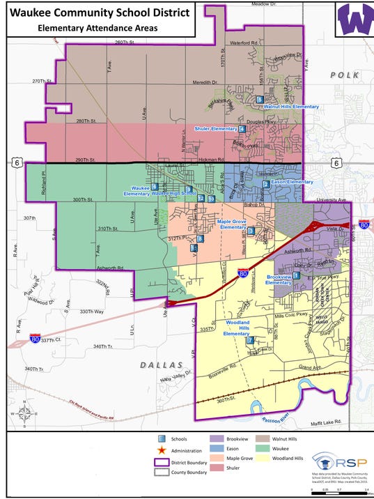 Waukee redraws school boundaries