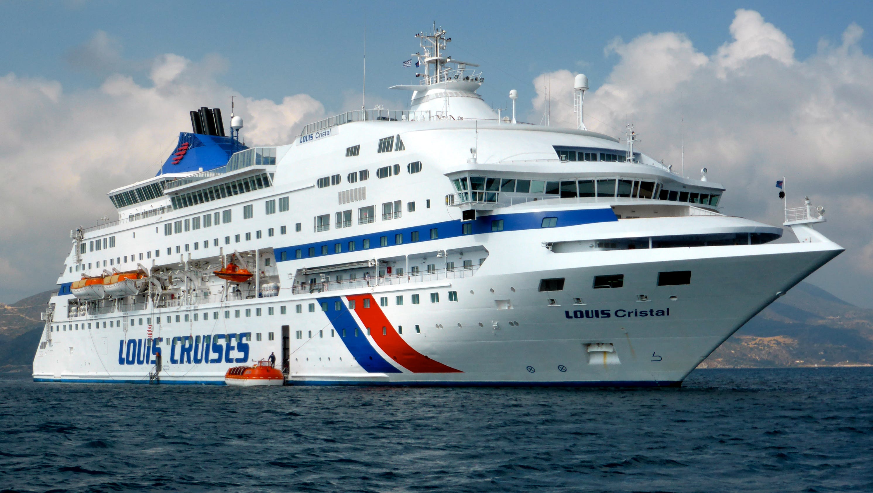 Cruise ship tours Louis Cruises' Cristal