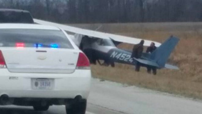 A private plane landed safely on U.S. 31 in Howard County on Tuesday,
