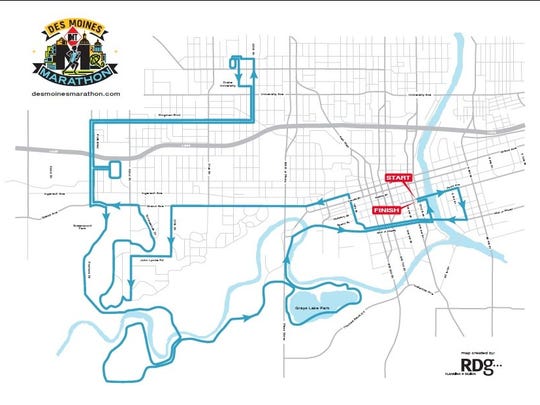 IMT Des Moines Marathon changes to start finish on Court Avenue