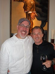 Blue Coyote Supper Club. owner Mitch Schwenke, right,
