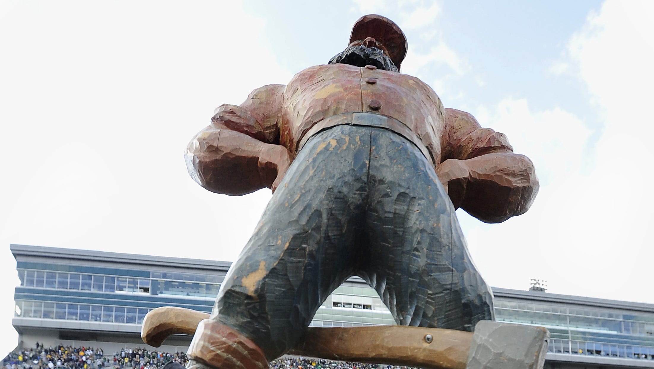 Michigan Michigan State Why Do They Play For The Paul Bunyan Trophy