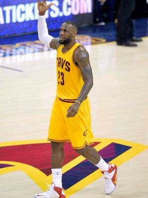 LeBron James of the Cavaliers will be making his sixth NBA Finals appearance.