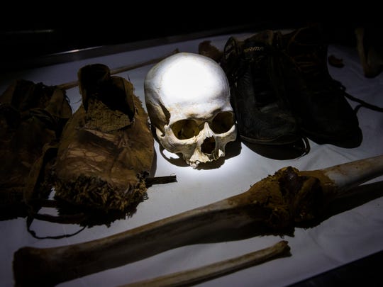 Human remains from case #2186, an undocumented border