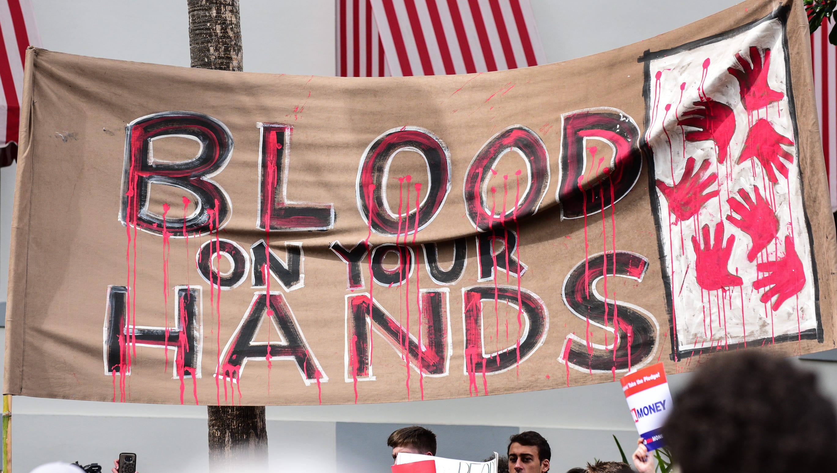 Around 3,000 protesters gathered outside of the Florida Capitol Building on Wednesday in support of gun reform. The protest comes one week after the shooting in Parkland, Florida that left 17 people dead.