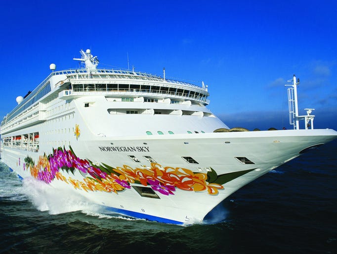 Norwegian Cruise Line's 2,004-passenger Norwegian Sky