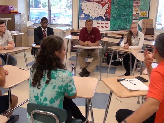 Al DeCarlo, a history and government teacher at Pittsford