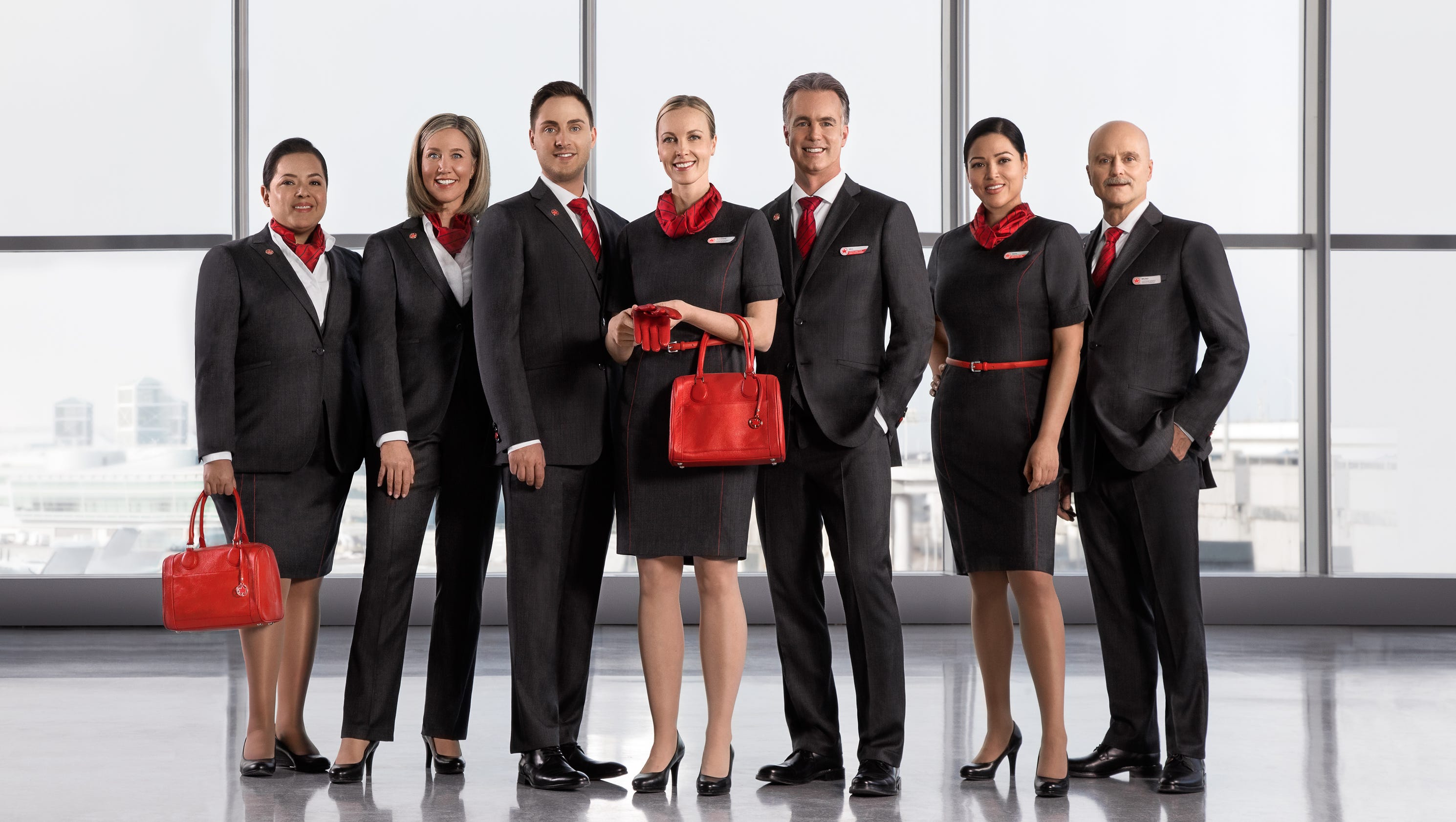 Air Canada's new employee uniforms include flight ...